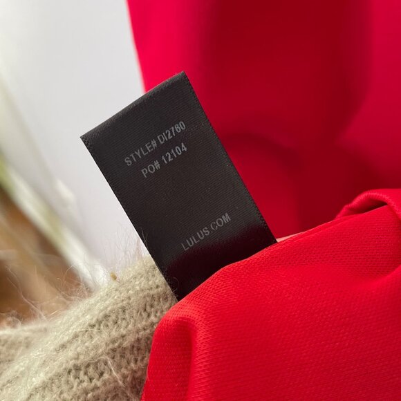 Lulus Dance on the Roof Red Lace Mini Dress Size Small Bodycon Cocktail New - Picture 8 of 9